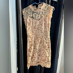 White Lace Cocktail Dress